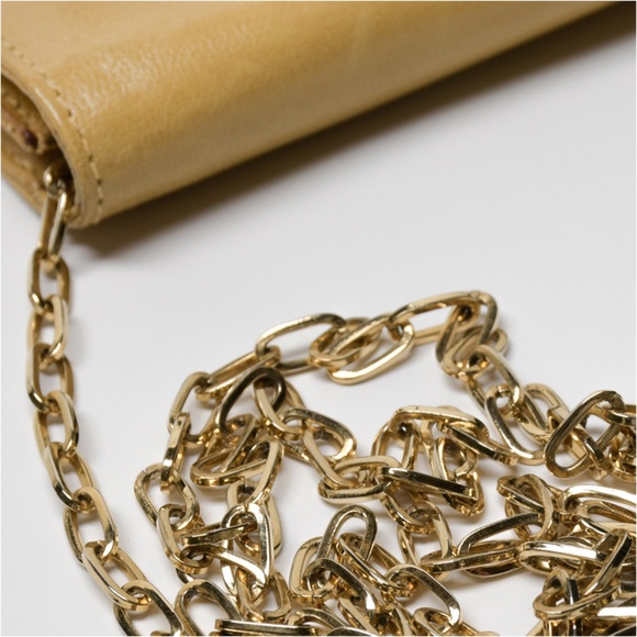 PANCALDI Vintage Leather Envelope Convertible Clutch/Shoulder Bag - Picture 15 of 16